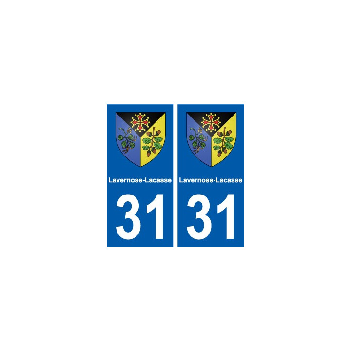 31 Fronton blason ville autocollant plaque stickers