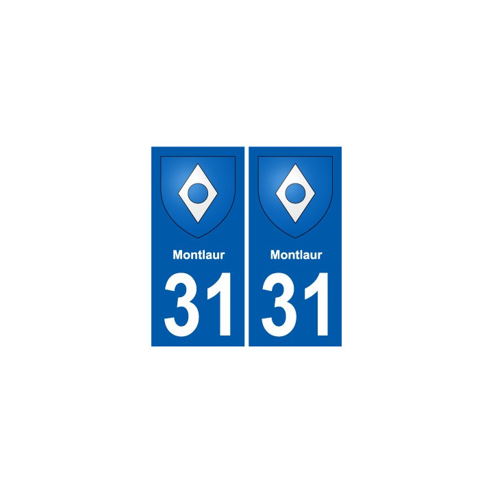 31 Fronton blason ville autocollant plaque stickers