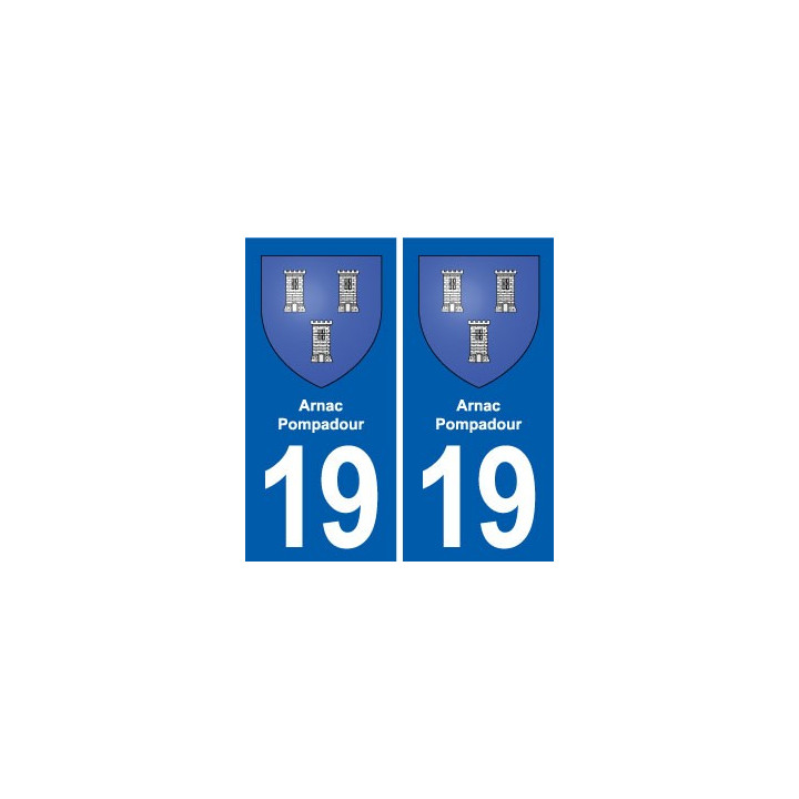 19 Seilhac blason ville autocollant plaque sticker