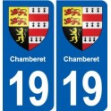 19 Seilhac blason ville autocollant plaque sticker