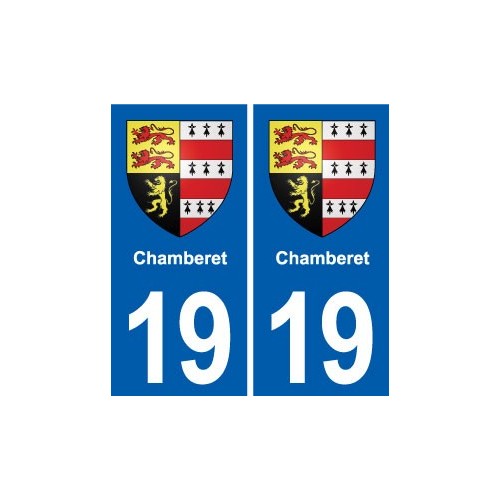 19 Seilhac blason ville autocollant plaque sticker
