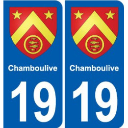 19 Seilhac blason ville autocollant plaque sticker