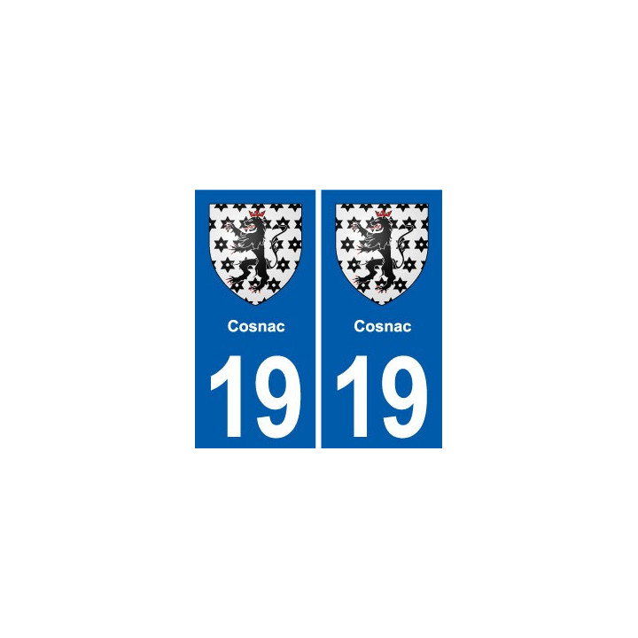19 Seilhac blason ville autocollant plaque sticker