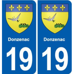 19 Seilhac blason ville autocollant plaque sticker