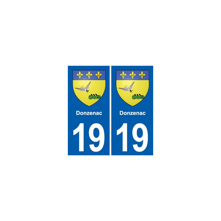 19 Seilhac blason ville autocollant plaque sticker