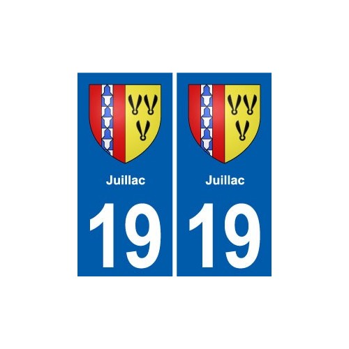 19 Seilhac blason ville autocollant plaque sticker