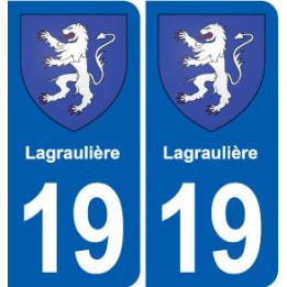19 Seilhac blason ville autocollant plaque sticker