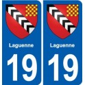 19 Seilhac blason ville autocollant plaque sticker