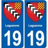 19 Seilhac blason ville autocollant plaque sticker