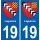 19 Seilhac blason ville autocollant plaque sticker