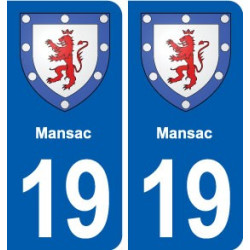 19 Seilhac blason ville autocollant plaque sticker