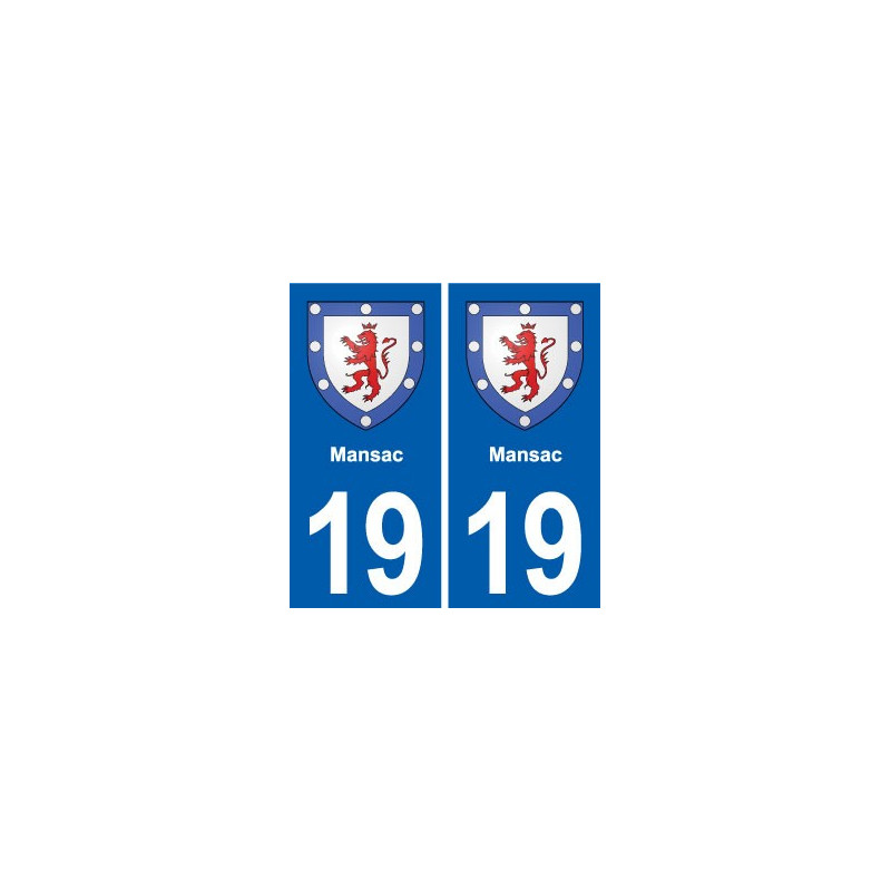 19 Seilhac blason ville autocollant plaque sticker