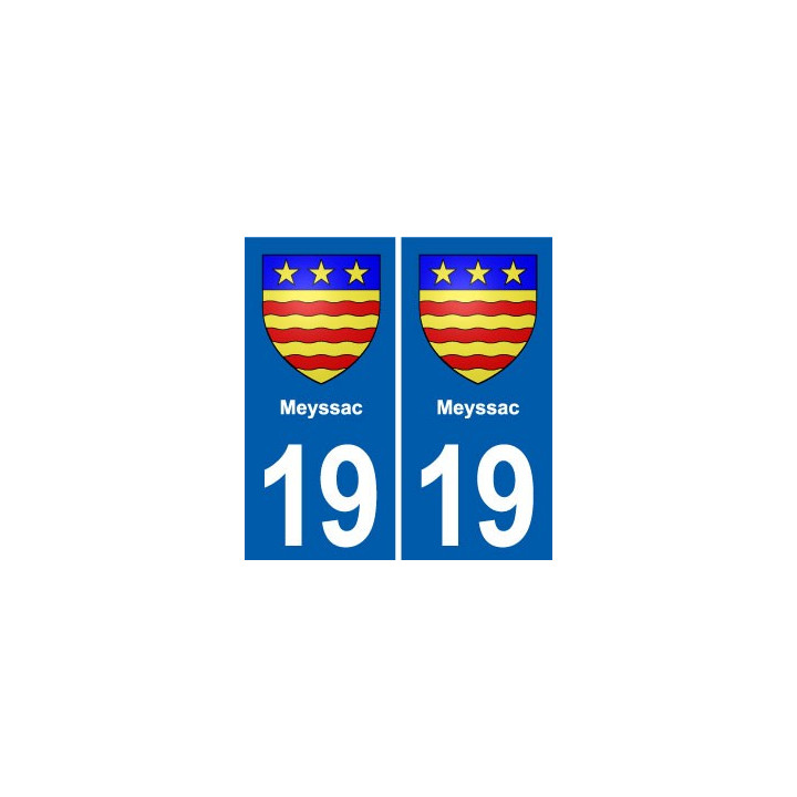 19 Seilhac blason ville autocollant plaque sticker