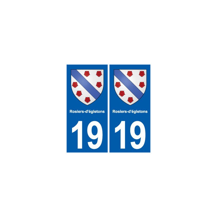 19 Seilhac blason ville autocollant plaque sticker