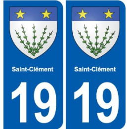 19 Seilhac blason ville autocollant plaque sticker
