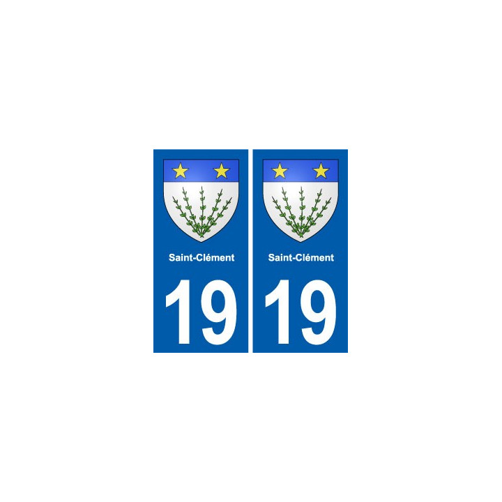 19 Seilhac blason ville autocollant plaque sticker