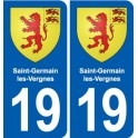 19 Seilhac blason ville autocollant plaque sticker