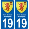 19 Seilhac blason ville autocollant plaque sticker