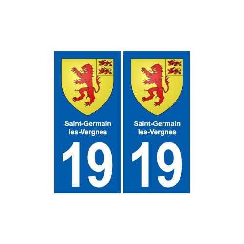 19 Seilhac blason ville autocollant plaque sticker