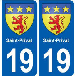 19 Seilhac blason ville autocollant plaque sticker