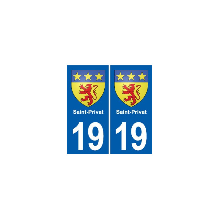 19 Seilhac blason ville autocollant plaque sticker
