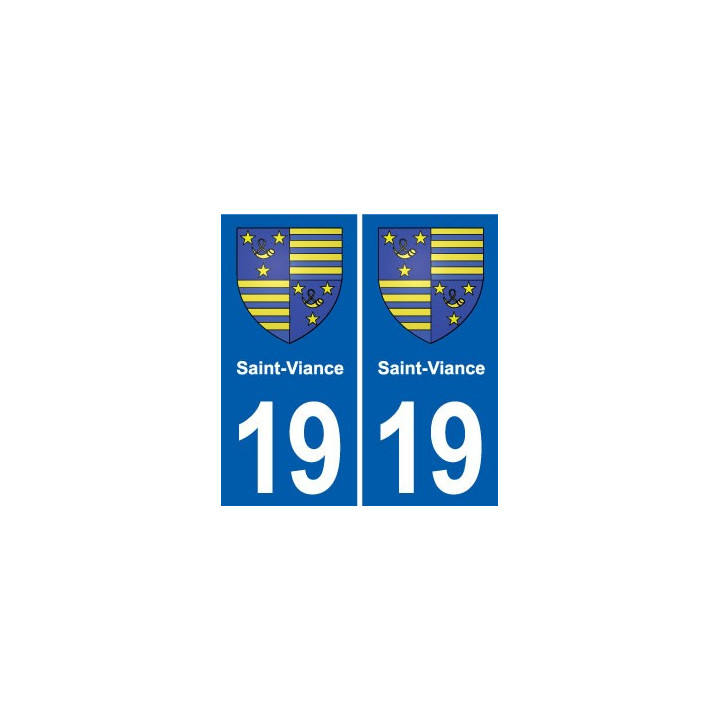 19 Seilhac blason ville autocollant plaque sticker