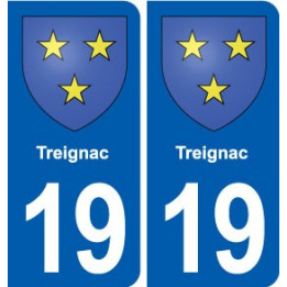 19 Seilhac blason ville autocollant plaque sticker