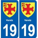 19 Seilhac blason ville autocollant plaque sticker