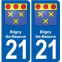 21 Seurre blason autocollant plaque stickers ville