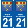 21 Seurre blason autocollant plaque stickers ville
