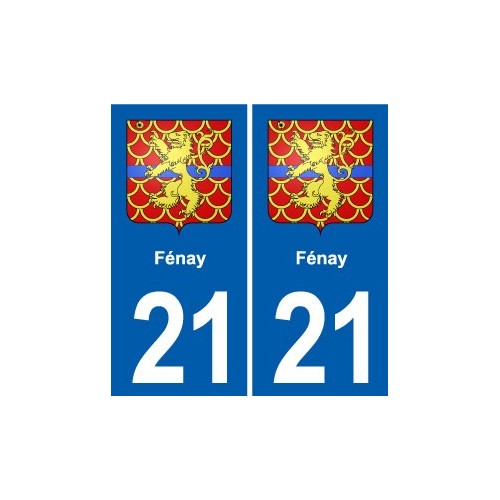 21 Selongey blason autocollant plaque stickers ville