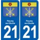 21 Selongey blason autocollant plaque stickers ville
