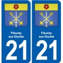 21 Selongey blason autocollant plaque stickers ville