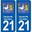 21 Selongey blason autocollant plaque stickers ville