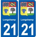 21 Selongey blason autocollant plaque stickers ville