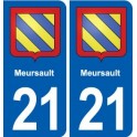 21 Selongey blason autocollant plaque stickers ville