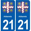21 Selongey blason autocollant plaque stickers ville