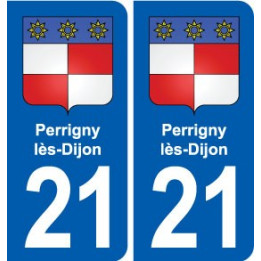 21 Genlis blason autocollant plaque stickers ville