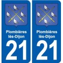 21 Seurre blason autocollant plaque stickers ville