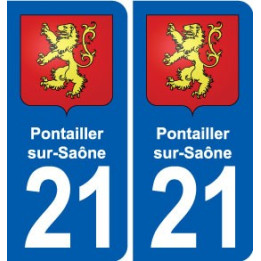 21 Genlis blason autocollant plaque stickers ville