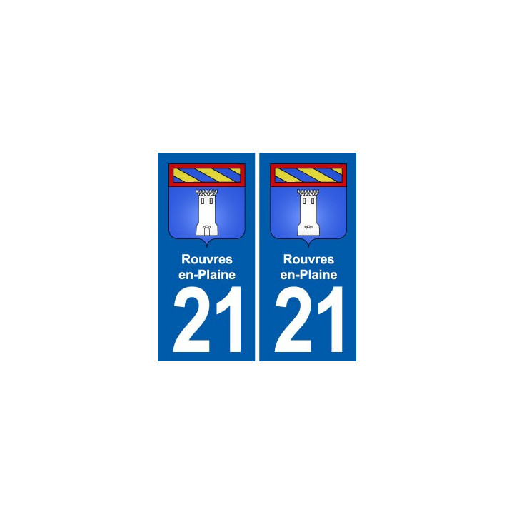 21 Genlis blason autocollant plaque stickers ville