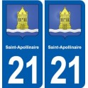 21 Selongey blason autocollant plaque stickers ville