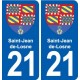 21 Selongey blason autocollant plaque stickers ville