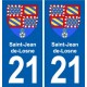 21 Selongey blason autocollant plaque stickers ville