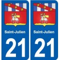 21 Selongey blason autocollant plaque stickers ville