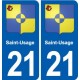 21 Selongey blason autocollant plaque stickers ville