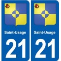 21 Selongey blason autocollant plaque stickers ville