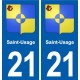 21 Selongey blason autocollant plaque stickers ville