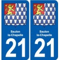 21 Seurre blason autocollant plaque stickers ville