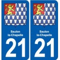 21 Seurre blason autocollant plaque stickers ville